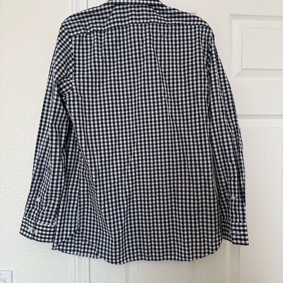 Michael Kors Navy and White Checkered Shirt - Picture 2 of 6